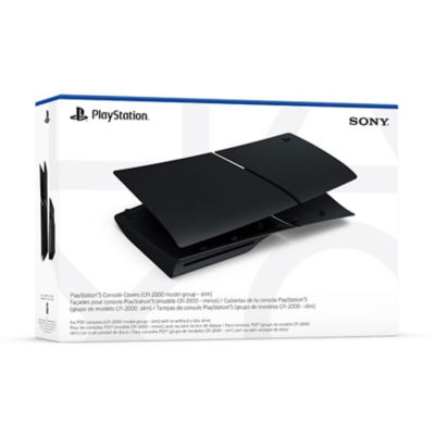 PS5™ Console Covers (model group - slim) - Midnight Black Thumbnail 3