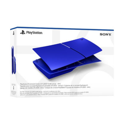 PS5™ Console Covers (model group - slim) - Cobalt Blue Thumbnail 3