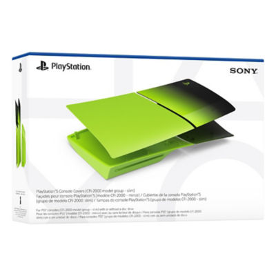 PS5® Console Covers (model group - slim) - Remix Green Thumbnail 3