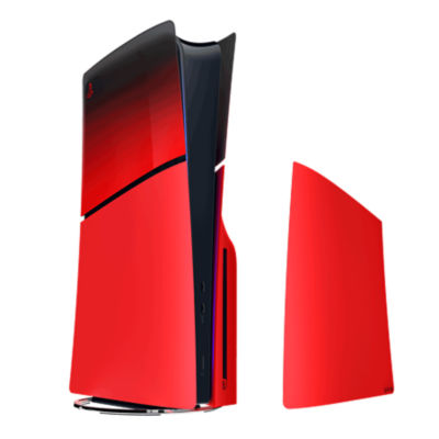 PS5® Console Covers (model group - slim) - Techno Red