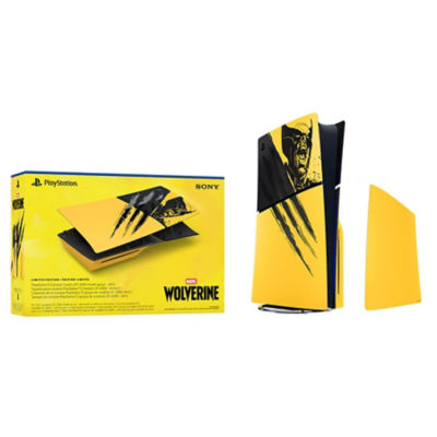 PS5® Console Covers (model group - slim) - Marvel’s Wolverine Battle Yellow Limited Edition Thumbnail 5