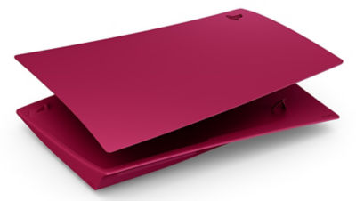 Image of the PS5 Console Covers in Cosmic Red