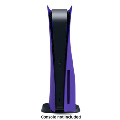 console-cover-ps5-galactic-purple-standing-front