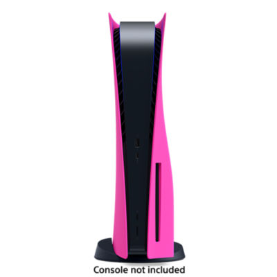 Nova Pink PS5 Console Cover for PS5 console with a disc drive