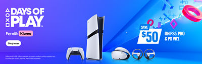 DAYS OF PLAY Save on consoles, accessories, and games Shop now Offers end 6/11. Offers available on select products while supplies last. Excludes pre-orders. Vertical stand sold separately. © 2025 MARVEL.