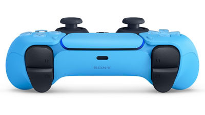 Sony, Manette PlayStation 5 officielle DualSense, Sans fil, Batterie  rechargeable, Bluetooth, Compatible avec PS5, Couleur : Starlight Blue