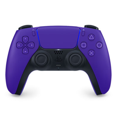PS5 DualSense controller - Galactic Purple product image with Get it first. Direct from PlayStation message.