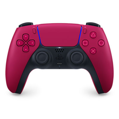 Front of PS5 DualSense Cosmic Red wireless controller
