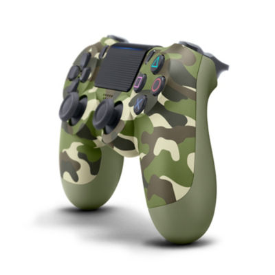 Dualshock 4 Wireless Controller For Ps4 Green Camouflage Accessory