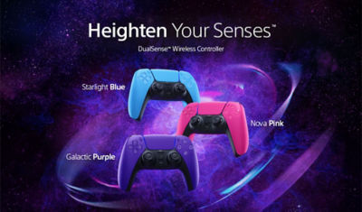 New DualSense Colors, Blue, Pink and Purple