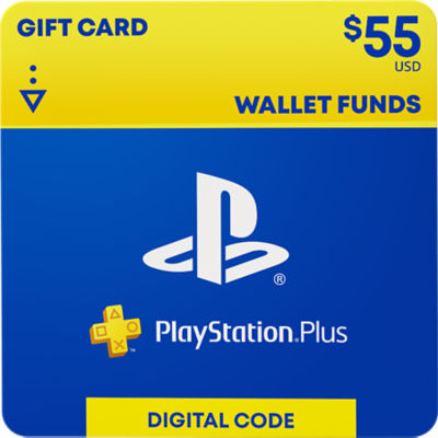 PS Plus $55 Digital Gift Card