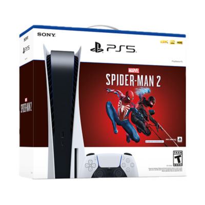 Sony PlayStation 5 Slim Console Disc Edition - Marvel's Spider-Man 2 Bundle