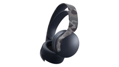 Close up image of the PULSE 3D Wireless Headset at an angle