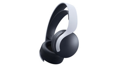 Close up image of the PULSE 3D Wireless Headset at an angle