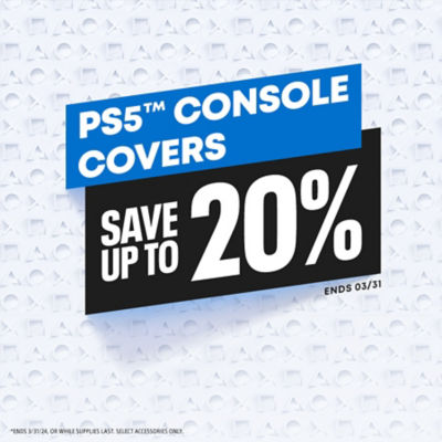 alt=“Save up to 20% on PS5 Console Covers”